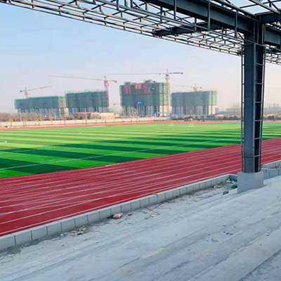 全塑型自结纹塑胶跑道